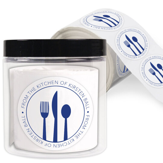Place Setting Round Labels